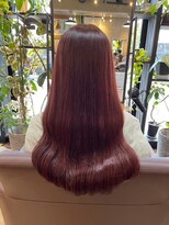 ロダット 横浜(LODAT by little) ブリーチ無しレッドカラー【LODAT横浜】