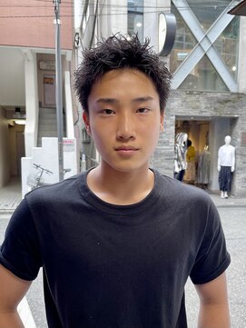 サンディーズ(SANDYS) スパイキーショート　+ 　ピンパーマ