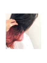 ニューヨークニューヨーク 大久保店(NYNY)&nbsp;ケアブリーチでピンクグラデーション