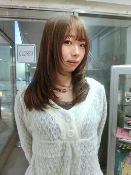 ノラ シブヤ(NORA) 茶髪ブラウンベージュハニーベージュはちみつカラーダブルカラー