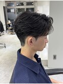 ニュアンスパーマ/曲がる縮毛矯正/メンズサロン/メンズ/眉毛