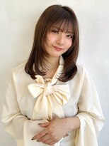 マリアバイアフロート(Maria by AFLOAT)&nbsp;〈藤間〉顔まわりレイヤー/韓国ヘア/ナチュラルガーリー