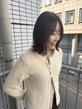 ファースト 仙台店(first) 仙台/ 透明感カラー/レイヤーボブ/顔周りカット/艶髪