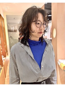 ビファインイーハアヴェダ(Befine e-ha AVEDA) ゆるっと動く大人のニュアンスパーマ＊