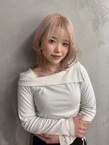 リエンス(RIENS)&nbsp;【RIENS】透け感ピンクベージュミディアム