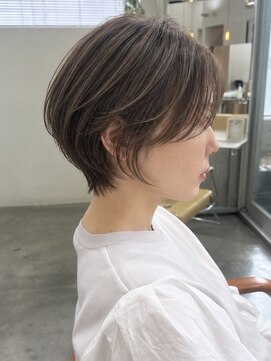 ヘア アンド スパ エジェリ プリム(hair&spa egerie prime) 【恵比寿】襟足すっきり耳掛けショート