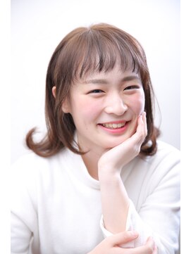 リンク ヘアーアンドメイク(Link hair&mke) 透明感でゆるツヤセミ