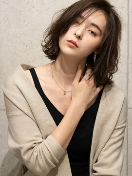 ヘアサロン ドットプラス 町田店(dot. plus) ダスティグレージュ×ラフウェーブ［町田］