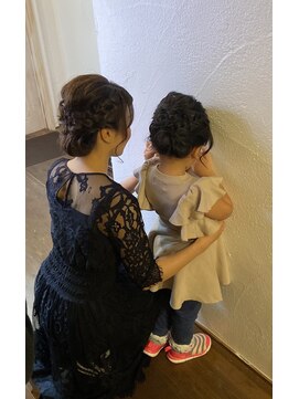 ユーケーラボ(UK Lab.) 親子でおそろいヘアセット