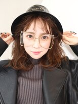 アイティー バイ アルバム 浦和店(IT by ALBUM) カジュアルミデイアム_ココアブラウンセシルカット_47474