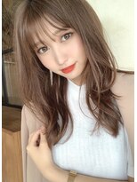 アリスバイアフロート 自由が丘(ALICe by AFLOAT)&nbsp;クアンクスタイル（エアリーミディ黒髪ホワイトアッシュ）