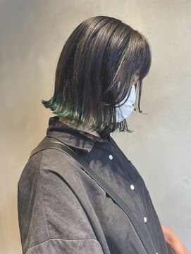 ニュートン(NEWTON) 【NEWTON×川島】裾カラー×グリーン