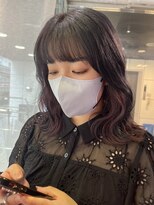 ヘアーアンドメイク ビス(HAIR&MAKE bis) インナー×ピンクラベンダー【多田 華歌】