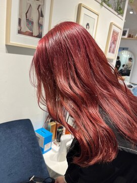 ロンドルーチェ 心斎橋(Lond luce) ダークアッシュ/ミディアムレイヤーカット［髪質改善/縮毛矯正］