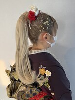 ヘアサロン フラット(Hair salon flat) ロングポニー