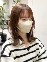 トマト(TOMTO) 【RENA】ミディアムレイヤー_大人ミディアム_顔まわりカット