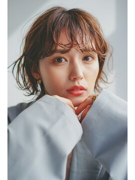 フィルムス 横浜(FILMS) ココアベージュ/黒髪/クラゲヘアー/オリーブグレー/ボブ/横浜