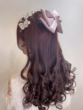 ラルム 仙台(LARME) ラブリーリボン編み込みスタイル