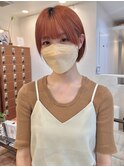 耳にかけて可愛いショートボブ☆