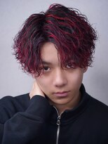 スキル(SKILL)&nbsp;波巻きツイスパ　ハイライト　福岡メンズパーマ