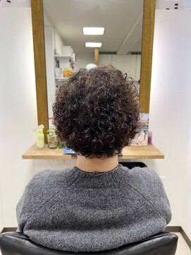 ヘアークラフト サン 住吉店 [ヘアークラフトサン] 大人女性にも◎クリクリパーマスタイル
