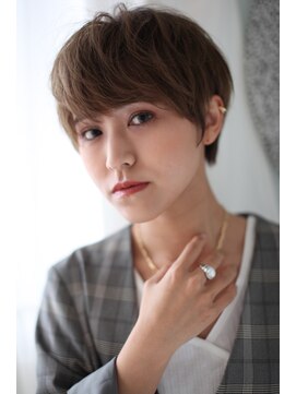 アッシュ 池袋店(Ash) 10代20代30代『大人可愛い☆マッシュショート』 #池袋駅