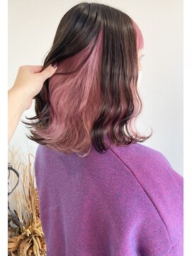 リリ バイ クローバー(lili by CLOVER) インナーカラー/ニュアンスカラー/ベビーピンク