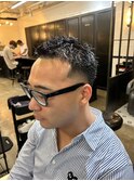 steelo フェードスタイル×ツイストパーマ