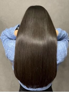 イフェクト(e EFFECT)の写真/まるでヴェールのような輝き★髪の内側からみずみずしい【ツヤ感×透明感】で愛され美髪に…♪
