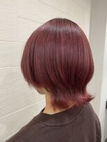 グランディールヘアデザイン(grandir hairdesign)&nbsp;ピンクレッド！-Yurika-