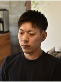 束感ショートアップバング【メンズカット/メンズヘア】