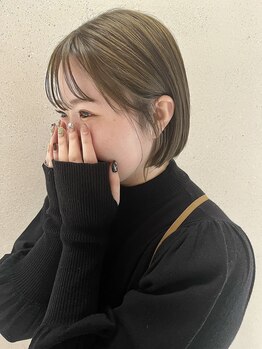 ラブハーツアンドビーウメダ(luve heart's And Be umeda)の写真/【梅田】トレンドを取り入れた切りっぱなしボブ/ぷつっとボブetc…あなたに似合うショートヘアを叶える＊