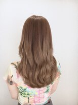 ラニアケア 鎌ケ谷(Laniakea)&nbsp;ゴールドベージュ艶巻セミディ20代30代40代