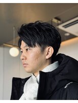 ビジョン 赤坂(vision)&nbsp;大人のナチュラルショート。ツーブロックニュアンスパーマ