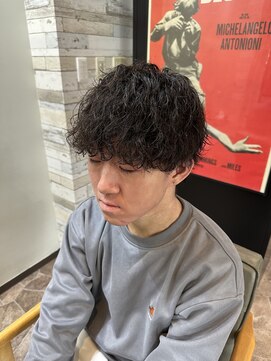 ハルクファースト 札幌(HRK 1st.) ツイストスパイラルパーマ/札幌メンズショート/札幌メンズパーマ