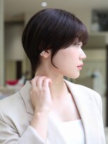 ジアン バイ ミルボン 西宮ガーデンズプラス(GIEN by milbon)&nbsp;透明感のある大人ショート/丸みショート/アッシュブラウン