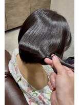 宝の髪 【ジュエルストレート+カット】デザインショート