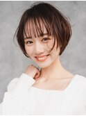 〈○13〉大人ショートハイライト髪質改善キッズカット前髪30代40