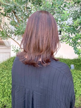 リリー(Rilie) レイヤーカット/くびれミディ/似合わせ/マロンブラウン