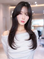 ハバナ 新宿(HAVANA)&nbsp;20代30代かわいい/顔周りレイヤー／髪質改善/髪質改善ストレート