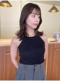 20代30代40代 ミディアムヘア/フェイスフレーミング