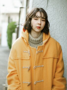 ドゥーア 代官山(Door) ボブで作るくせ毛風ウェーブ