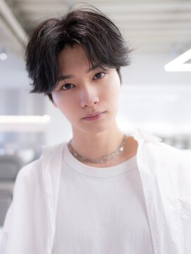 エフエム 離れ 明大前(FM) MEN’SHAIR×リバースセンターパート/フェザーパーマ/メンズ