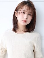 イト(ito)&nbsp;ミディアムボブ/ワンカールストレート/シースルーバング