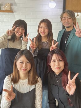 アンドシー(and.C)の写真/《女性スタッフ多数在籍!!》女性ならではの視点からトレンドを抑えた高センスなスタイルをご提案致します♪