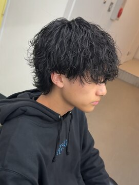 プルーブトウキョウ 渋谷(PROVE TOKYO) 爽やか無造作ビジネスツーブロック波巻きパーマ