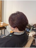 くびれショート×イルミナカラーピンク