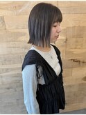 【kaN.】外ハネボブ×髪質改善ストレート×オリーブグレージュ