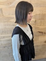 ドルセプラタ(Dulce plata) 【kaN.】外ハネボブ×髪質改善ストレート×オリーブグレージュ