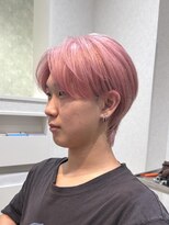 メンズヘアフェイス(Men's hair FACE。)&nbsp;センターパートマッシュウルフ